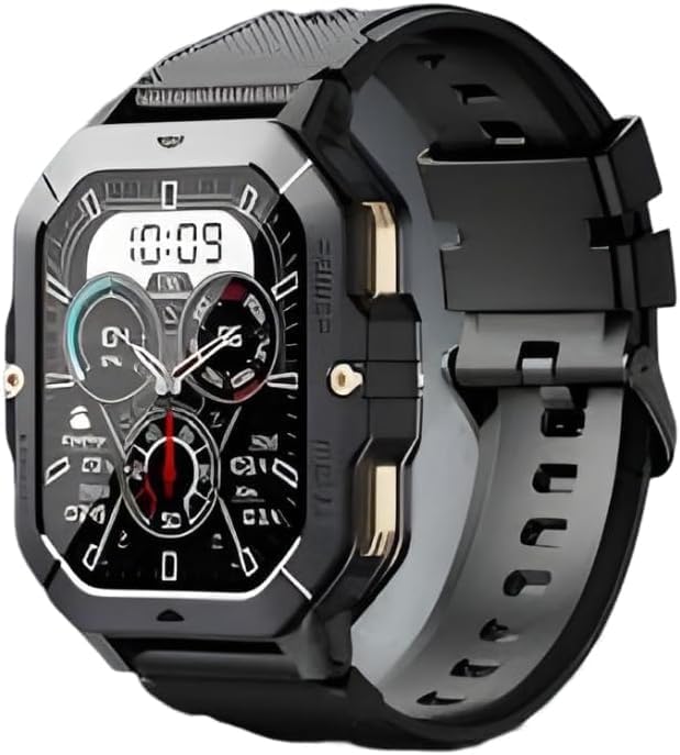 Çeşithane Haino Teko SQ-18 Akıllı Saat – AMOLED Ekran, 10 Gün Pil Ömrü, 3 Kordonlu, Kablosuz Şarj Destekli Smart Watch (Black) - Görsel 1