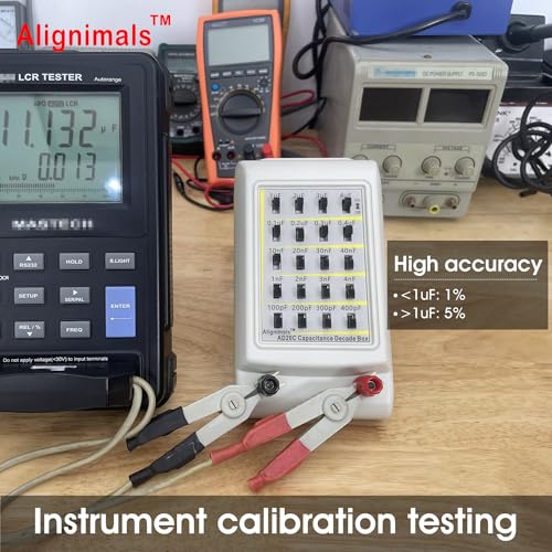 ad20c v12 capacitance decade box 5 decades of capacitance ranges 100pf to 11111uf in 100pf steps