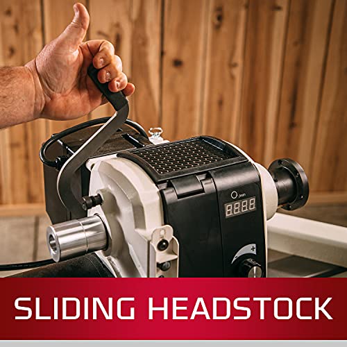 Jet Jwl-1640Evs, 16" X 40" Woodworking Lathe, 1Ph 115V (719500) & Psi Woodworking La11418 Lathe Headstock Spindle Adapter 1-1/4" X 8Tpi To 1" X 8Tpi #TOP2