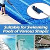 FOSA Pool Skimmer Net Leaf Rake Net Spa Skimmer with 17.7-34.6 Telescoping Pole and Brush for Swimming Pools Hot Tubs Spas