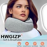 Travel Pillow | High-Density Memory Foam Pillow with 360° Surround Support. Ergonomically Designed. Ideal for Airplane Travel and Home Use. - Image 2