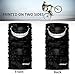 JOEYOUNG Skull Face Mask UV Sun Dust Neck Gaiter Bandana Headwear Motorcycle