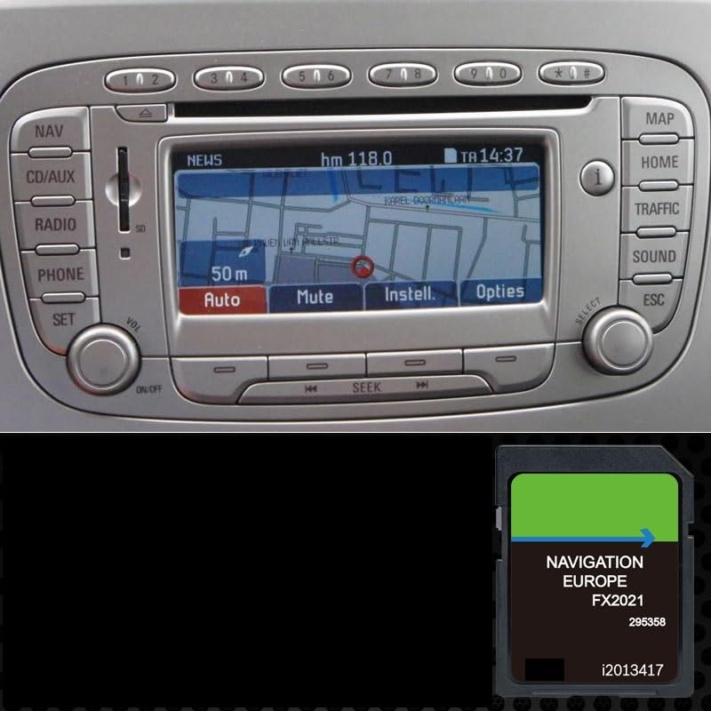 Generisch Kartenaktualisierung (GPS-Navigation) - Europa v11 2021 kompatibel mit Ford FX