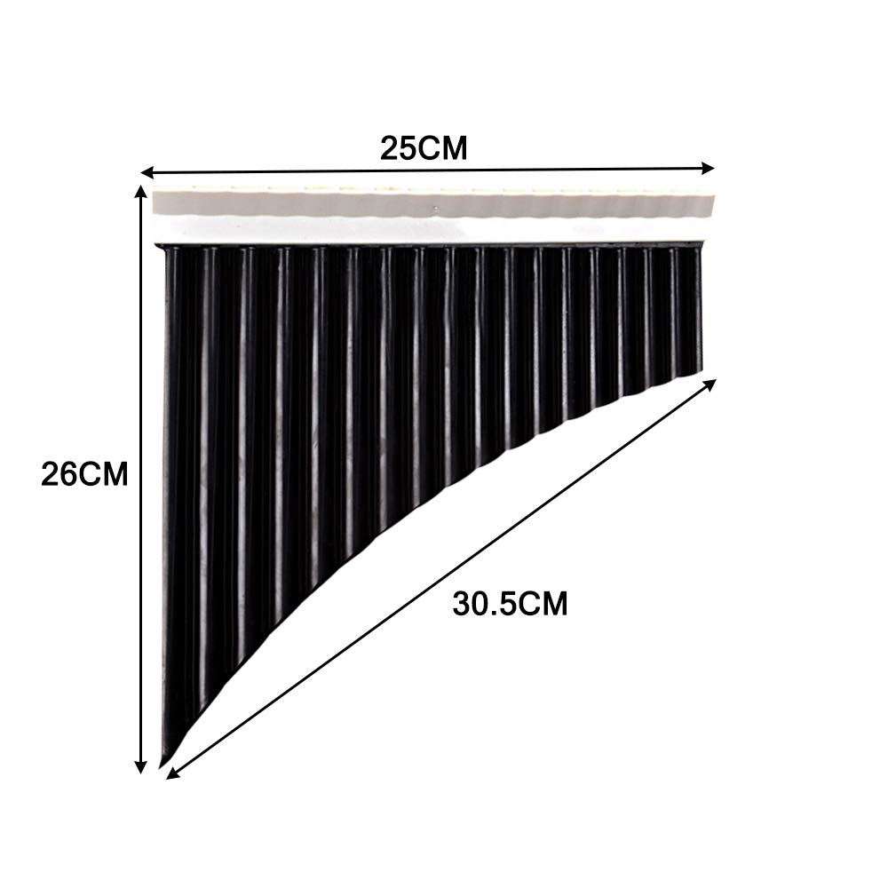 18 Pipe Pan Flaute Panpipes C Key Pan Pipes con bocchino per Studenti Principianti
