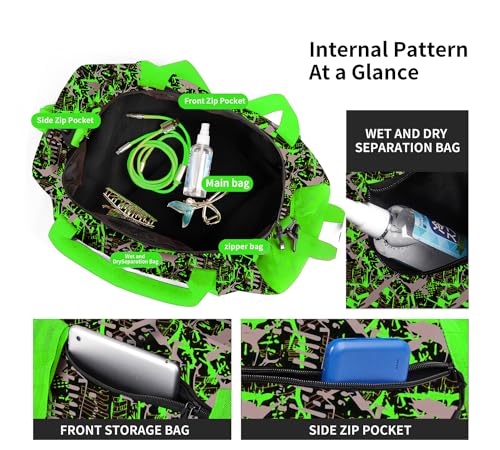 Stumdo Kids Overnighter Duffel Bags for kids, Carry-On Size & Ideal for School Practice or Overnight Travel Weekender Tote for Travel Gym Sport bag for Boys & Girls… (12tylv)3