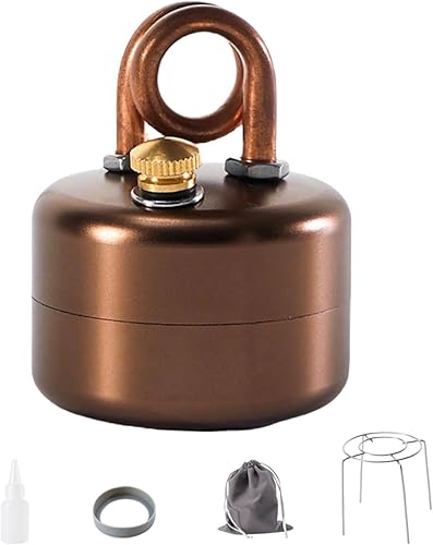 Mini estufa de alcohol, Jetfire, agarre de goma resistente al calor y a prueba de fugas, diseño a prueba de fugas, compacta, resistente al viento y
