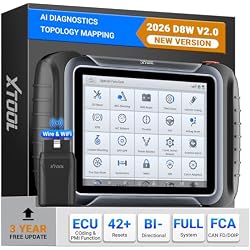 XTOOL D8W AI-Assisted Bidirectional Scan Tool with Topology Mapping | 3 Years Free Update, ECU Coding, 42+ Reset, Full System Wireless Automotive Scanner Diagnostic Tool, PMI, FCA/CANFD/DoIP