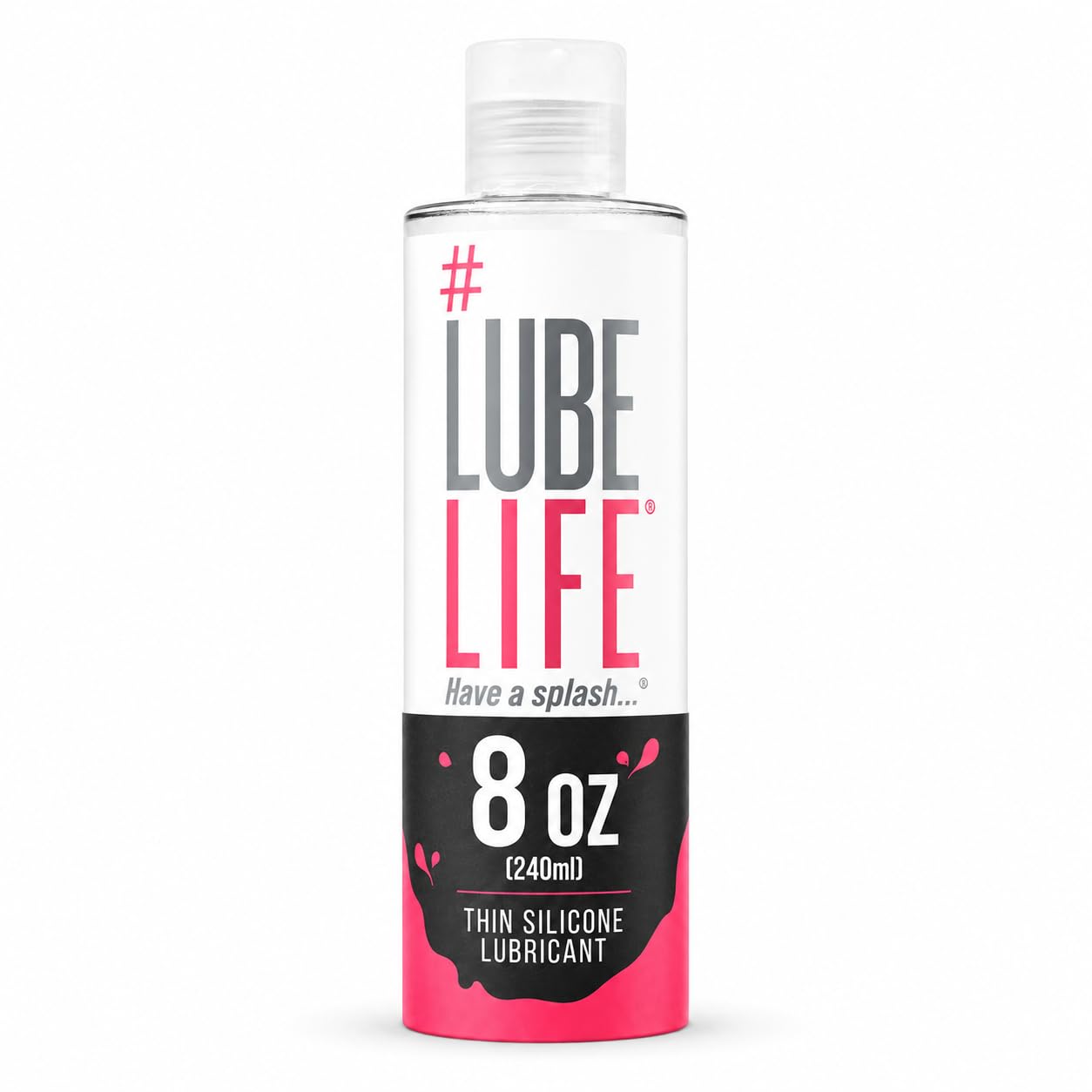 LUBELIFE Barely There Thin Silicone-Based Lubricant, Long Lasting, Water Resistant, Personal Lubricant for Men, Women and Couples, 8 Oz | Water Resistant, Personal Lube for Men Women Couples, Ultra-Thin, Shower Safe, Silky Glide 8 Fl Oz (Pack of 1) Barely There Silicone