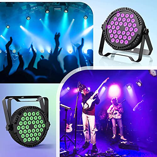 Stage Lights, 36Led 3 In 1 Bluetooth App Control Led Par Lights, 6 Models Dj Party Lights With 16 Million Colors & Timing Uplights For Events #TOP3