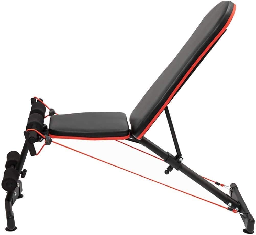 SaryEdge Adjustable Weight Bench Multifunction Dumbbell Bench, Two in One Sit-ups Fitness Equipment Professional Abdominal Muscle Training Bench Home Exercise Essentials Device,