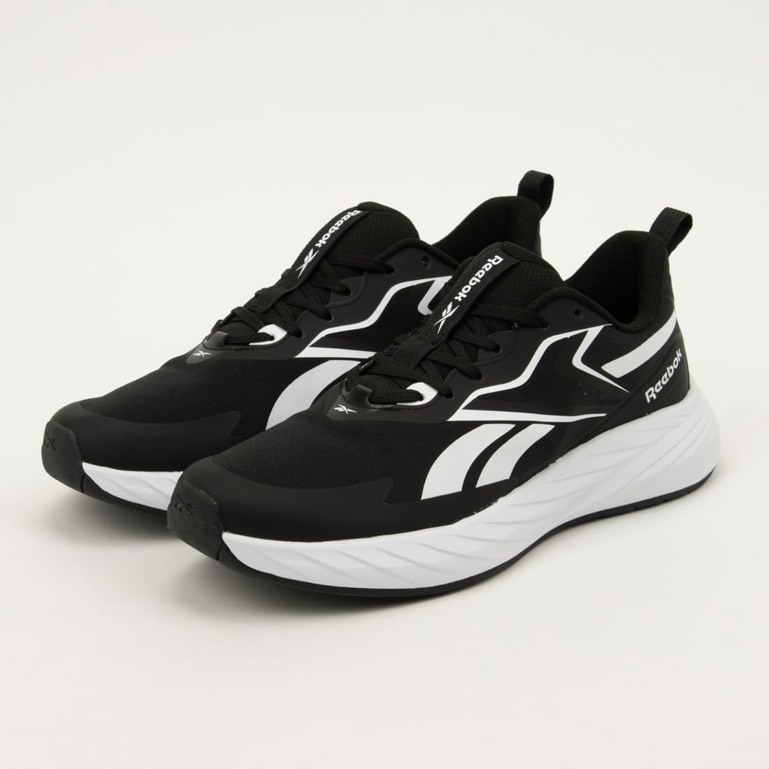 Reebok Zapatillas Deportivas para Hombre, Color Negro, Blanco y Blanco, Talla 43 EU