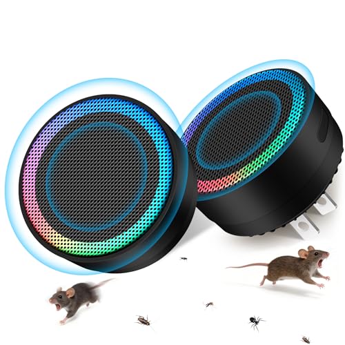 Image of Ultrasonic Pest Control Repellent 2026 Upgraded,Mice Traps Indoor Plug in,Electronic Mouse Repellent Devices for Mouse,Rodent,Roach,Mice,Mosquito,Spider,Rat Repellent for Home,Kitchen,Ink-2 Pack