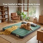 2 Person Queen Size Camping Sleeping Pad, 4" Thick Memory Foam Mat - Image 6