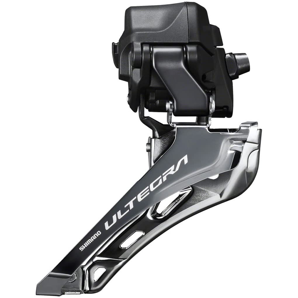 Shimano Ultegra FD-R8150 Di2 Front Derailleur - 2x12-Speed, Braze-on, Down Swing, for 50-54t Max, Bl