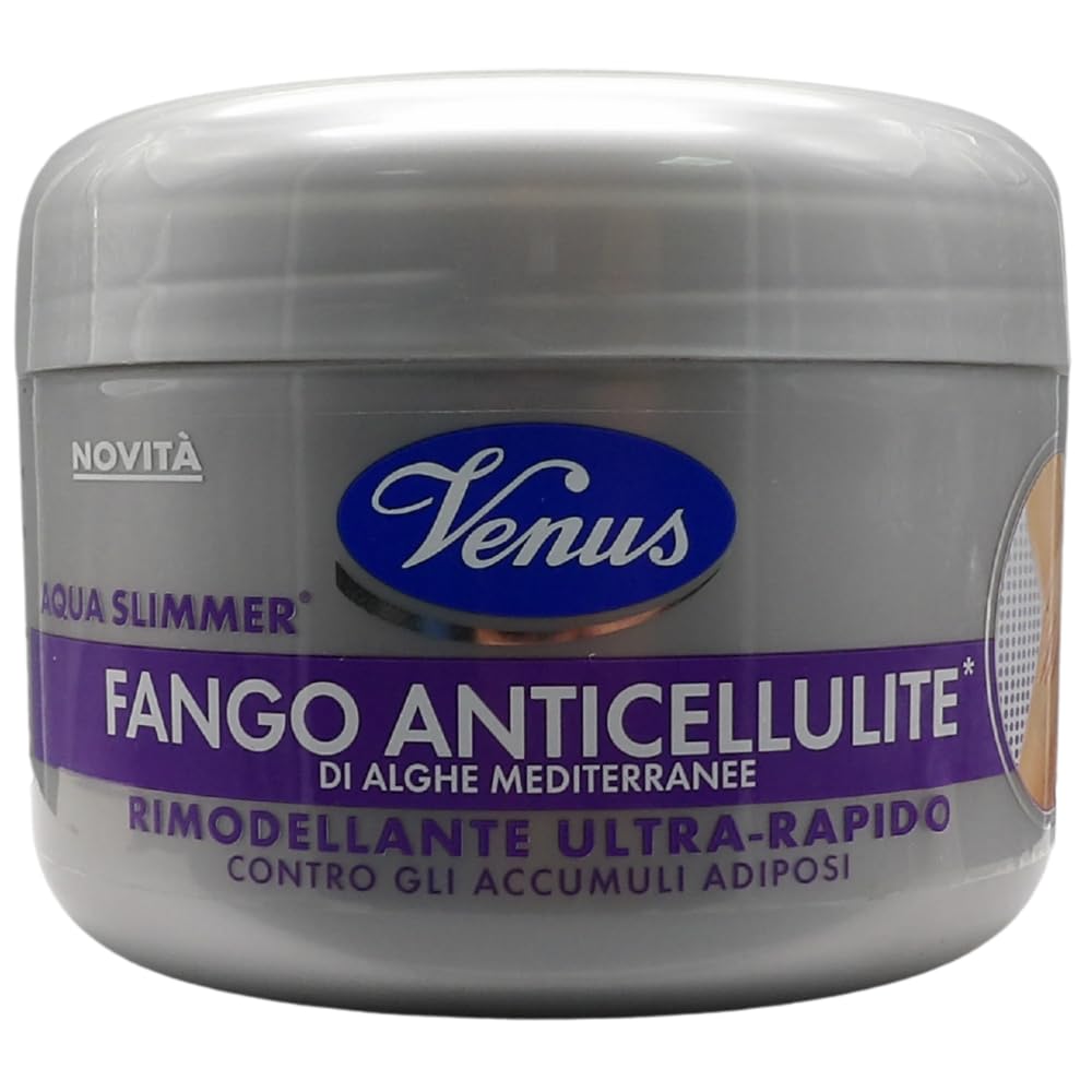 Fango Anticellulite Di Alghe Mediterranee. Rimodellante Ultra-Rapido, Contro Gli Accumuli Adiposi 500g
