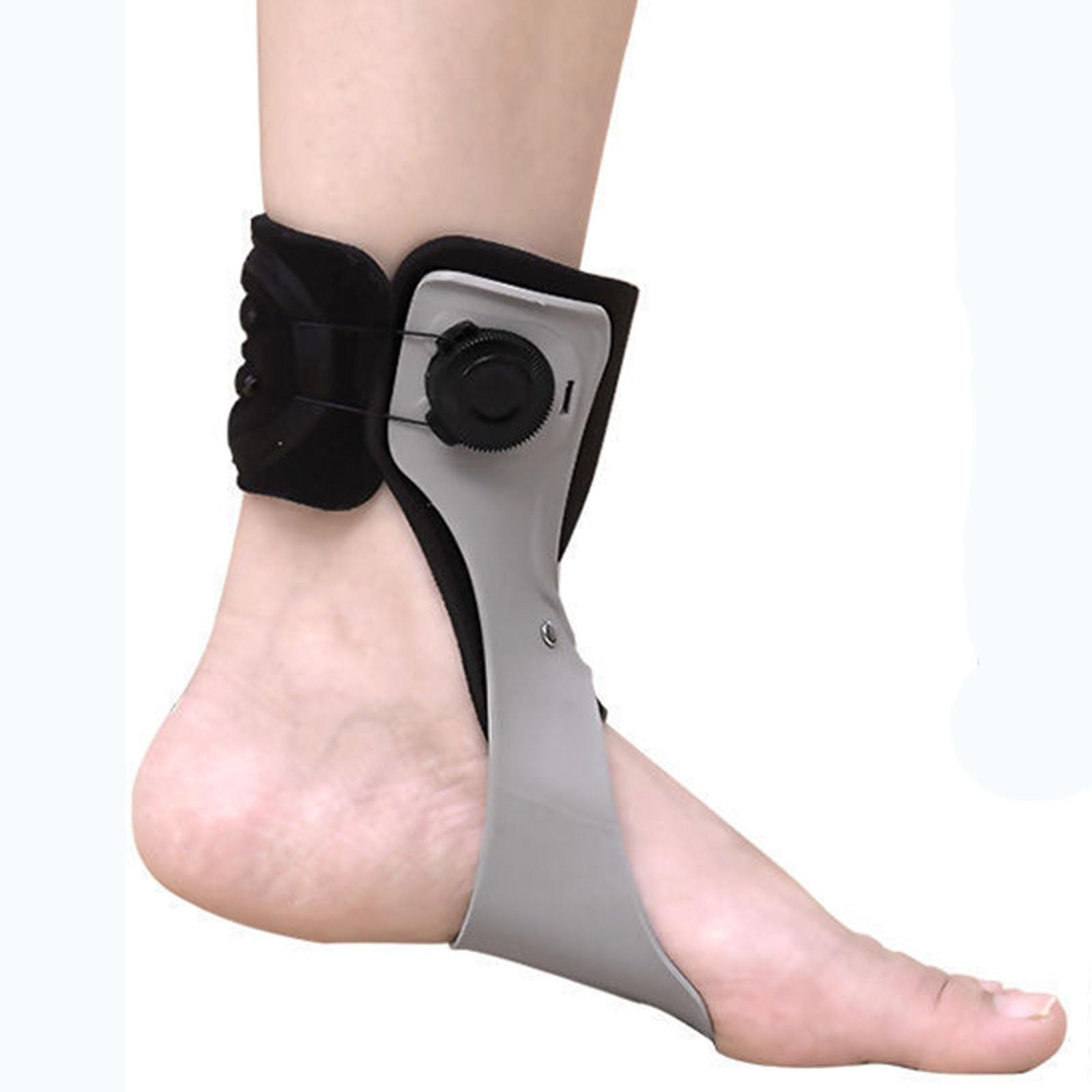 Órtesis para Pie Caído, Estabilizador De Tobillo, Transpirable Y Portátil, para Esguinces, Tendinitis, Voleibol, Baloncesto Y Esguince De Tobillo (Derecha, L)