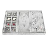 bandeja para dejar joyas Para almacenar sus joyas en orden y ser visto a simple vista. Es hora de decir adiós a los días en que buscas las joyas que deseas y las solucionas. También es un buen soporte de exhibición de joyas en la tienda.