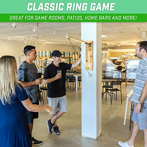 GoSports Hook 21 Wall Mounted Ring Swing Game with Foldable Arm - Play Indoors or Outdoors by GoSports - Image 2