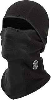60132 Balaclava, Warm Breathable Fleece Wind Proof Hinged Balaclava Face Mask, Black