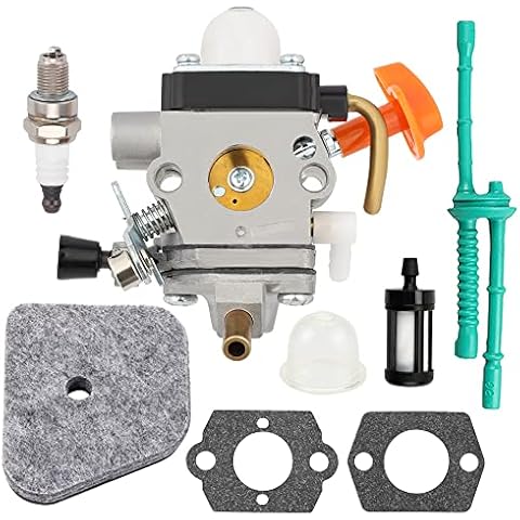 Kuupo FS90R Carburetor for Stihl FS90 FS87 FC95 FS100 FS110 HL100 HL90 KM90R String Hedge Trimmer Weedeater FS110RX Weed Eater Engine Replace 4180 120 0611 C1Q-S174 Cover