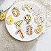 FUSOTO 9PCS Number Cookie Cutters Set, Birthday Numbers 0-8(6 Reverses to 9), Stainless Steel Cookie Cutters for Baking, Number Shaped Baking Tool for Homemaking Biscuits, Cookie, Dough