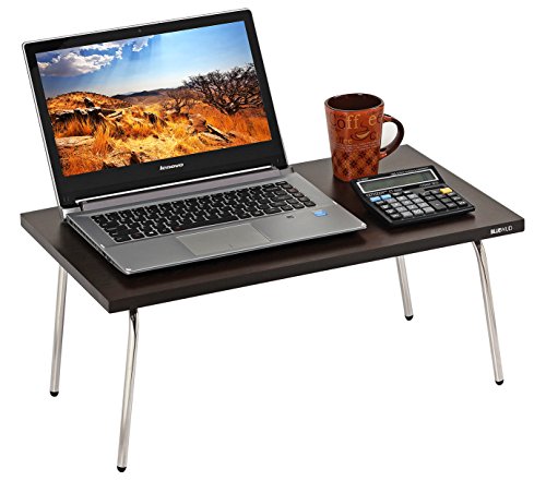 Image of BLUEWUD Monroe Engineered Wood Multipurpose Foldable Bed /Laptop /Study Table (Wenge)