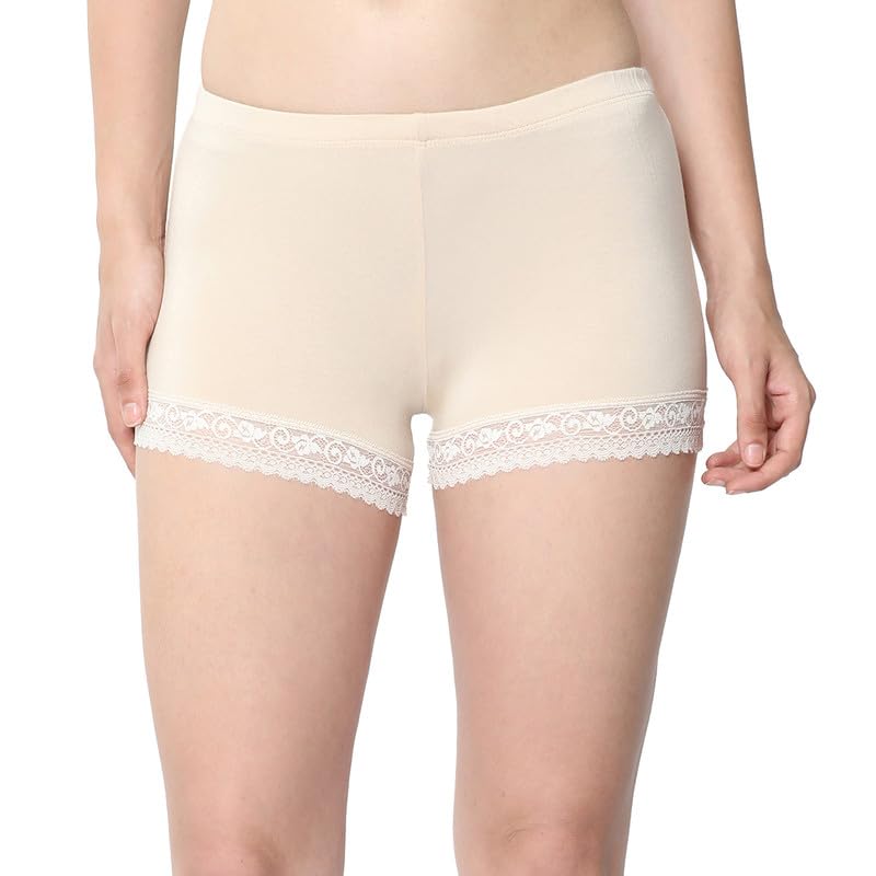 envie Hugged Fit Ultralight Hot Laced Shorts for Womens|Laced Short for Women - Underskirt Panty Laced Short for Night Wear-picture-52