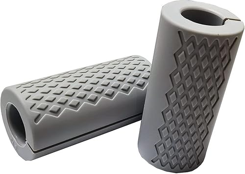 Miniatura 6 de yuhqc Agarres de barra de peso para barra de peso que se ajustan a barra estándar, asas de tono, adaptador de entrenamiento de barra gruesa para
