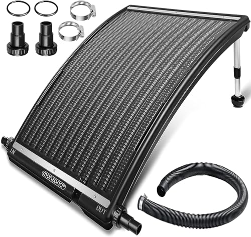 Monzana Solar Collector Pool & Water Heater | For Heating Water | 112x55x14cm 10000L/h | Height...