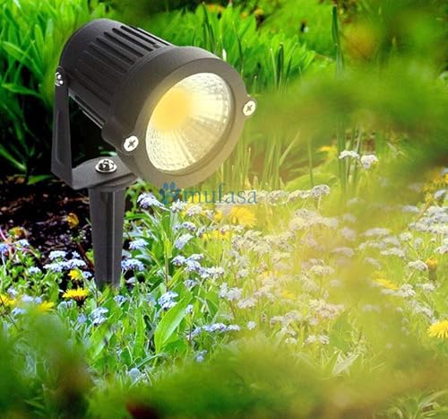 Image of Mufasa LED Outdoor Garden Spot and Spike IP65, Aluminium Body, Garden Light (Driver in -Built, Warm White) (12 Watts)