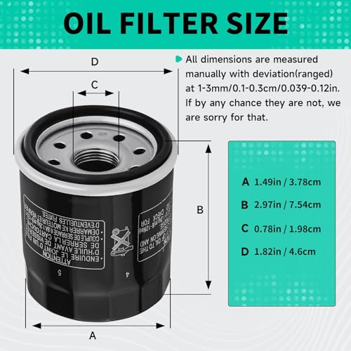 Image of 2520799 Oil Filter 3084963 16097-0008 for Polaris Sportsman 400 450 500 570 850 Ranger Hawkeye Scrambler 850 1000 XP 300 400 Magnum 325 425 500 ATP Trail boss Xpedition Xplorer