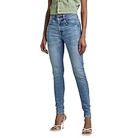 G-STAR Donna Lhana Skinny Jeans, Blu (sun faded niagara D19079)