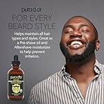 PURA D'OR 4 Oz ORGANIC Beard Softening Oil - Original Sandalwood Scent - Leave-In Conditioner, Argan & Jojoba Oil - Mustache Care & Maintenance, Increase Softness & Strength - Beard Hair, Skin & Face - Image 5