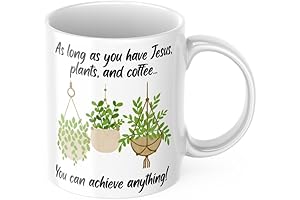 Jesus+Coffee+Plants |12oz Ceramic Handmade Coffee Mug