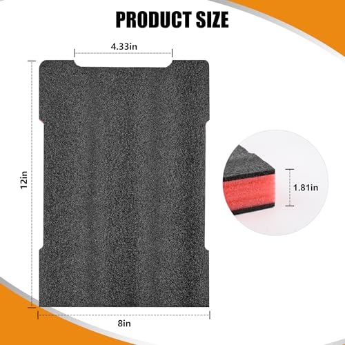 NBPLUS 48-22-8435 Tool Box Foam Inserts for Milwaukee Packout Custom Fit, Foam Organizer Protection for Tools & Accessories Abrasion Resistant 2 Pack