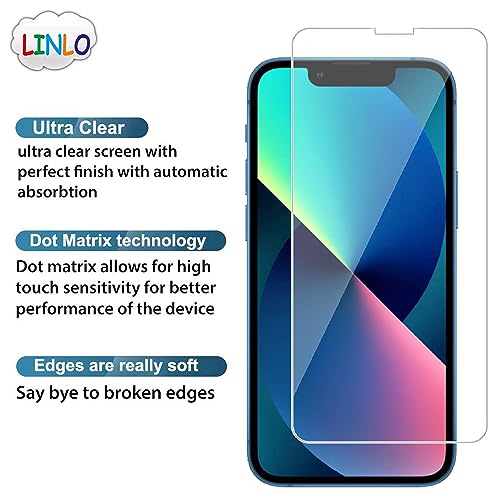 Image of Tempered Glass Screen Protector Compatible for Apple iPhone 13 Pro Max with Full Screen Coverage; Except Edges and Easy Installation Kit(Transparent), Pack of 1