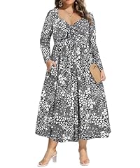 E5966-black White Floral