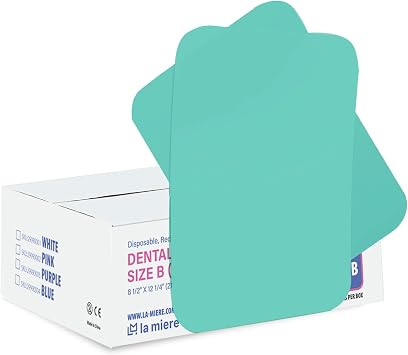 LA MIERE 1000P Disposable Tray Liners, Dental Tray Covers for Size B, Medical Tray Paper, Single Use Paper Sheets, Aqual