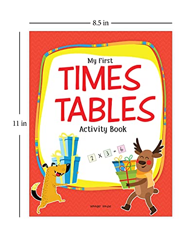My First Times Tables Activity Book: Multiplication Tables From 1:20: Fun and Easy Math Activities for Children