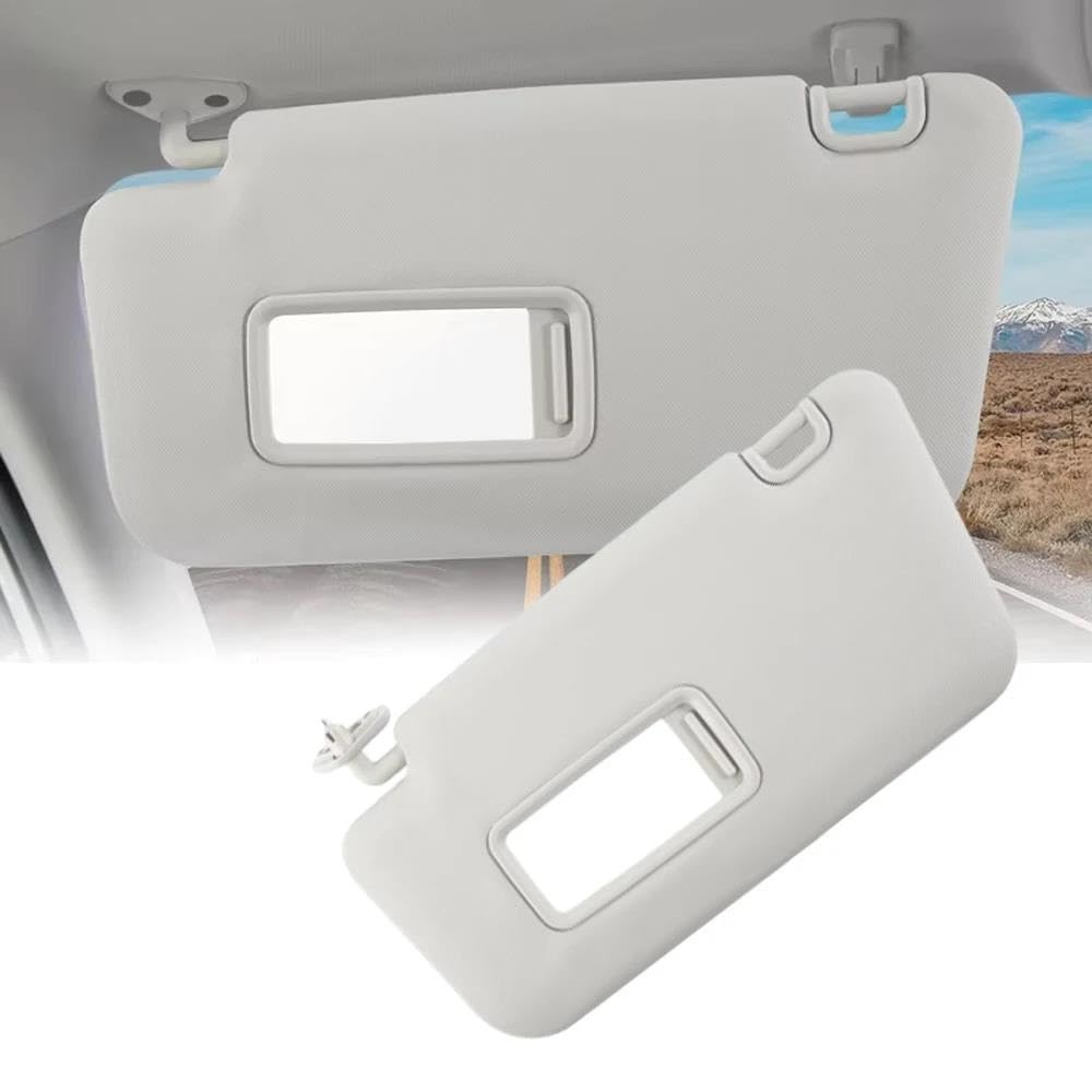 Tendine Parasole Auto Per Subaru Per Forester 2009-2013 1pc Car Interior Visiera parasole con specchio grigio lato guida sinistro 92011SC033LO Parasole Parabrezza