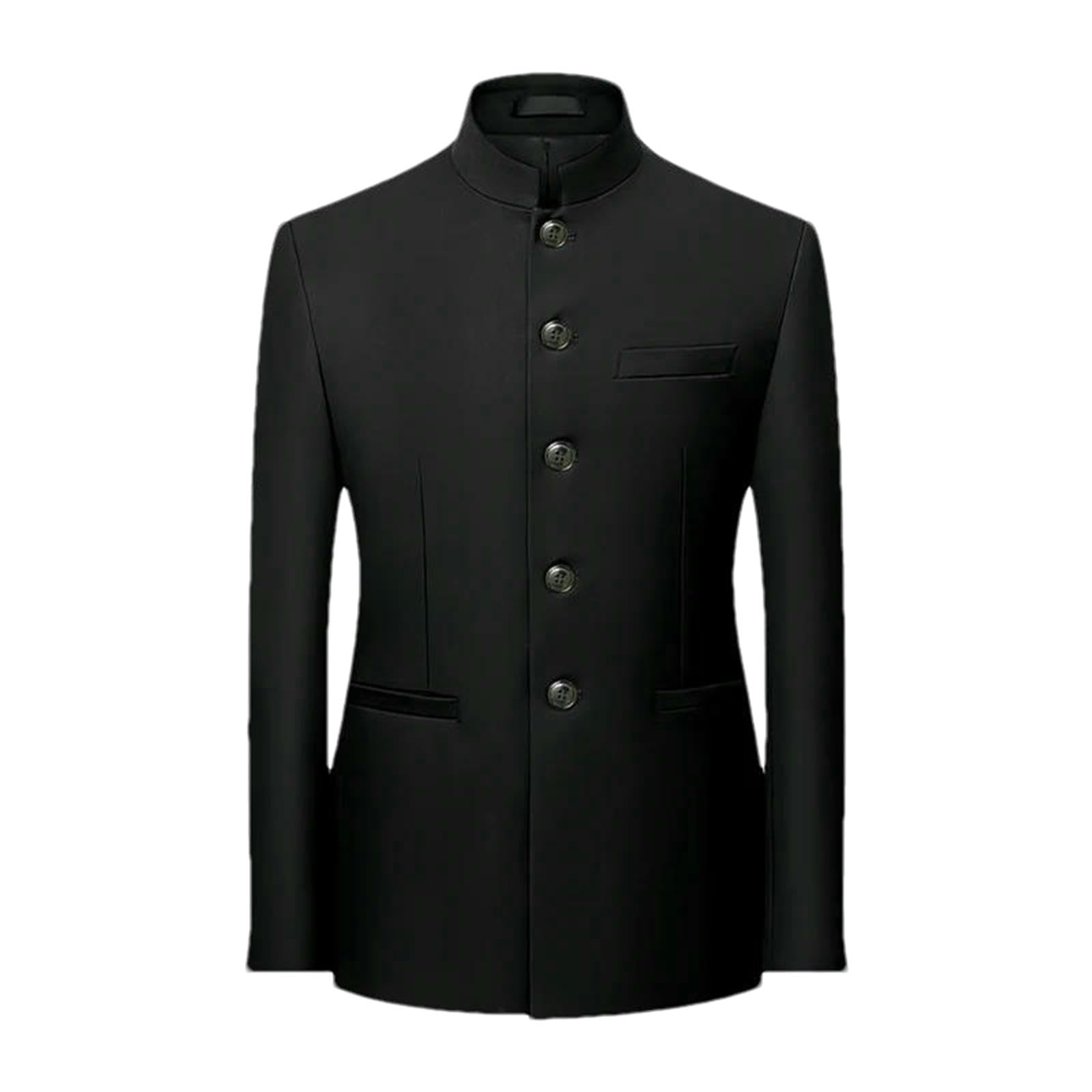 Manteau formel à col montant et l'art tailleur du costume chinois - 8