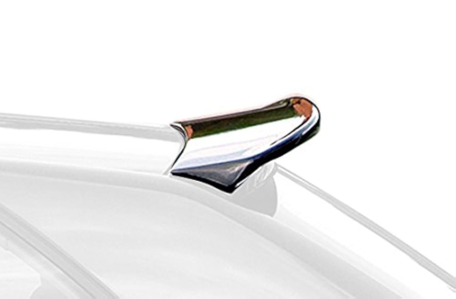 AUTO-STYLE Spoiler da tetto compatibile con Audi A3 8P 3 porte 2003-2012, nero