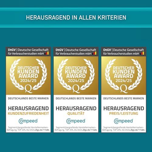 Compeed Herpesbläschen Patch Doppelpack - mit Applikator – für beschleunigte Wundenheilung – gegen Herpes im Gesicht, 30 Patches