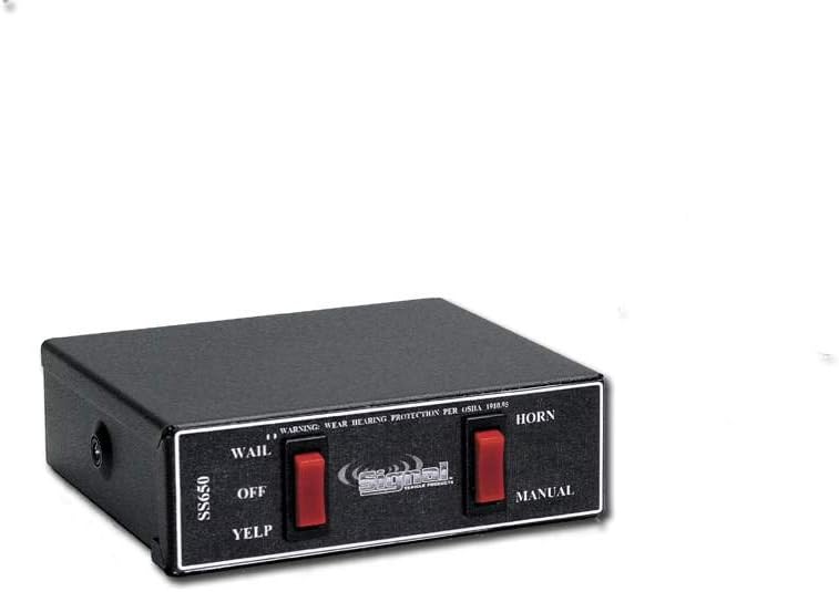 Signal Vehicle Products 4-Function 100 Watt Dash Mount Siren Amplifier