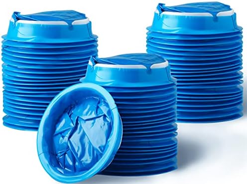 Valchoose 60 Pack Barf Bags Disposable, Puke Bags, 1000ml High Density Vomit Bags, Perfect for Morning Sickness, Kids, Pregnant Women, Taxis Drivers, Car Motion Sickness