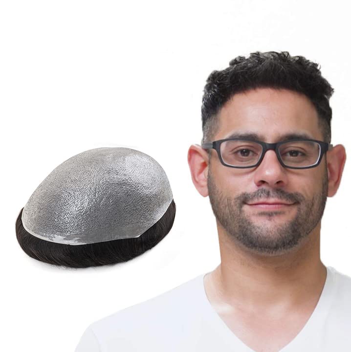 Lordhair Toupee for Men 0.03mm Ultra Thin Skin Hairsystem