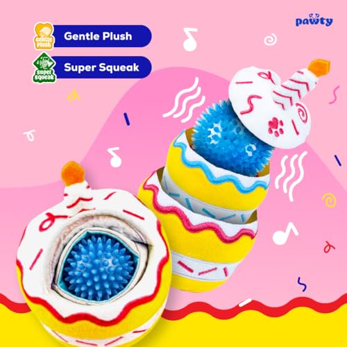 Juguete PAWTY Cupcake 3 en 1 con pelota sonora miniatura 4