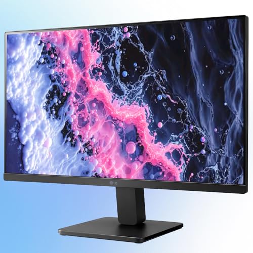 Image of LG 24 inch FHD (1920 x 1080) IPS Monitor, 100Hz Refresh Rate, 99% sRGB, AMD FreeSync, 3-Side Borderless, Anti Glare, Tilt Adjustable, HDMI, VESA Mountable, for Gaming and Office