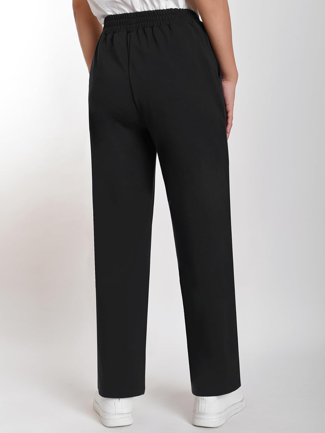 Women's Petite Short Length Cotton Lounge Pants 25"/27" Inseam - Image 3