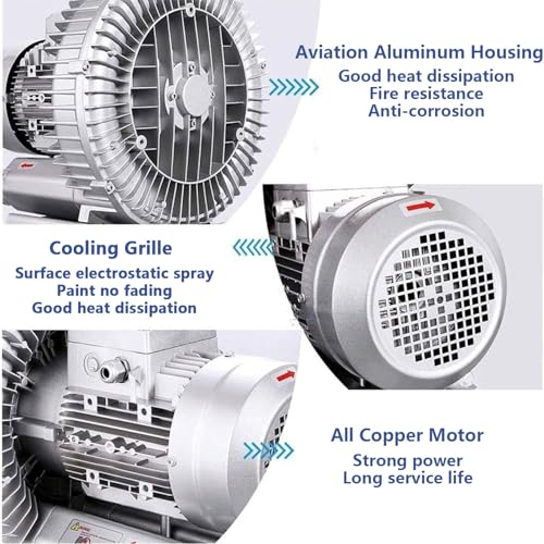 Pompe centrifuge industrielle et souffleur d'air régénératif haute efficacité multi-usages